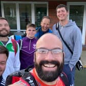Sleaford Tennis Club's men's midweek team.