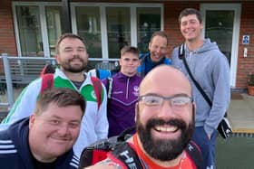Sleaford Tennis Club's men's midweek team.