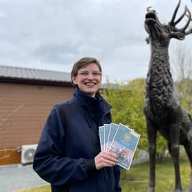 Aimee Finlay, General Manager at Caistor Lakes Leisure Park, is looking forward to sharing the new leaflet with her visitors. Photo: WLDC