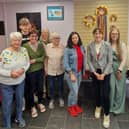 MP Victoria Atkins meets a group of Ukrainian refugees who have settled successfully in Louth.