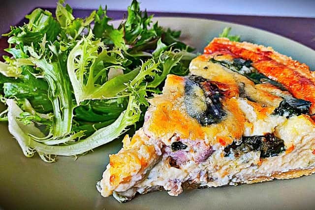 Foxy Cakes & Bakes' Lincolnshire re-imagining of The Kings Coronation Quiche.