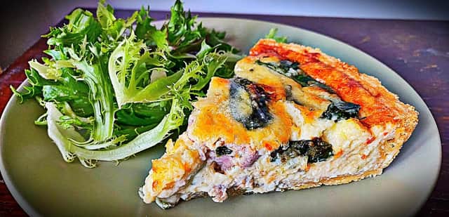 Foxy Cakes & Bakes' Lincolnshire re-imagining of The Kings Coronation Quiche.