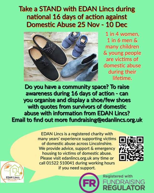 EDAN Lincs shoe appeal.