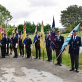 Standard Bearers at the service.