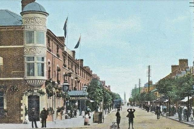 The Red Lion as it was when it opened as a hotel in 1881.