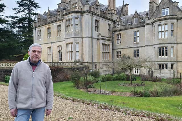 Jonathan Hoare of Rauceby Hall is hoping crowdfunding may help him get the gardens in shape to reopen his gates to the public for popular family events.