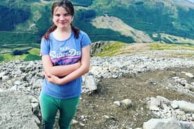 Evey Robinson on Ben Nevis.