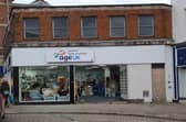 The damaged Age UK shop where Strait Bargate meets Wide Bargate. Picture: Andy Hubbert