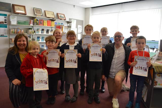 Some of those who completed the Reading Challenge and received their certificates at the presentation afternoon