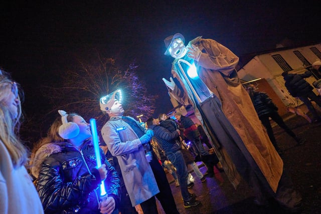There were displays and activities for all the family across town.
