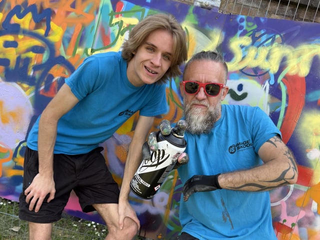 James Mayle and his son from Image Skool