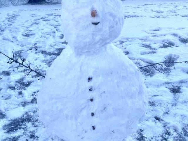 A snowman by Russell Hayes