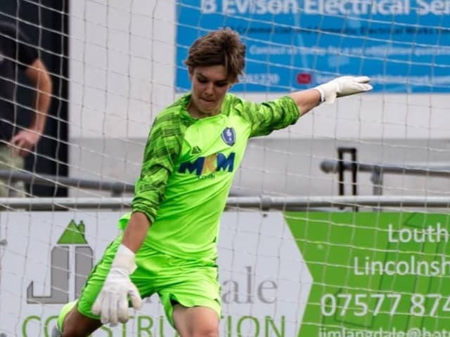 Penalties hero - Louth's teen keeper Stan Simons.