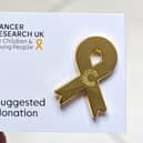 Picture caption ‘Gold ribbon’ attached: This September, show support and raise money for research in