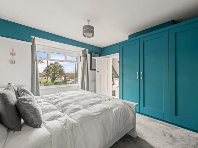The principal bedroom and ...