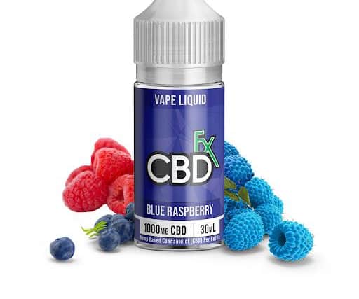 Quality CBD and great taste make CBDfx’s Blue Raspberry CBD Vape Juice a winner in our book!