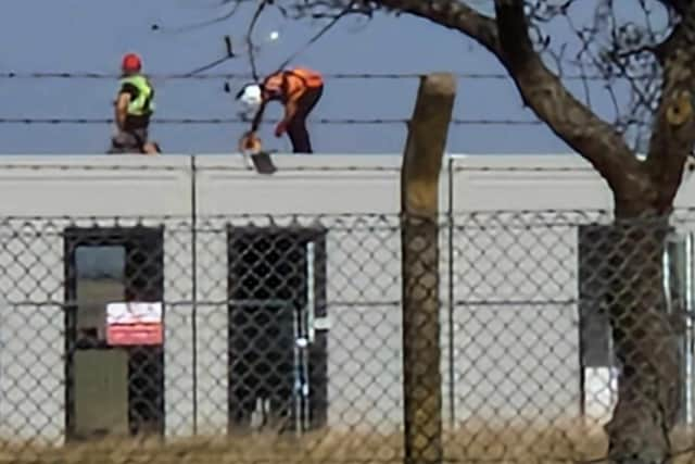 Work is continuing at RAF Scampton despite a full Stop Notice being issued by West Lindsey District Council