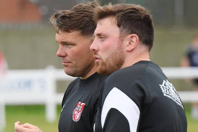 Horncastle Town bosses John (left) and Will Rawdon.