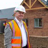 Kevin Stevens at his Grimsby development.