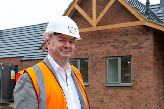 Kevin Stevens at his Grimsby development.