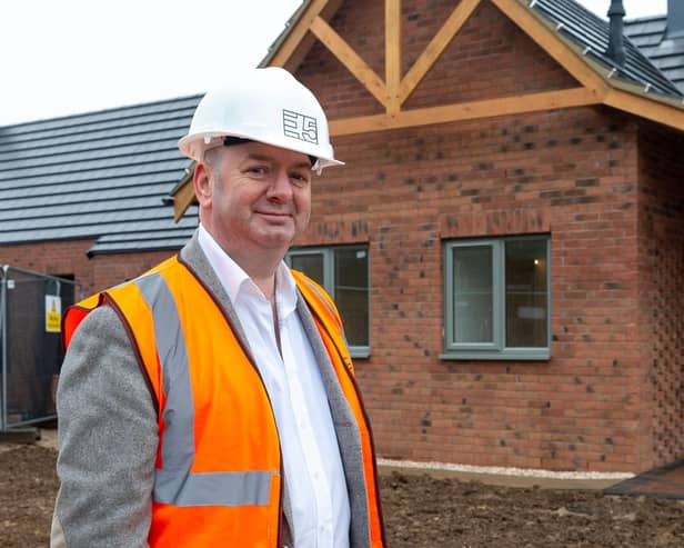 Kevin Stevens at his Grimsby development.