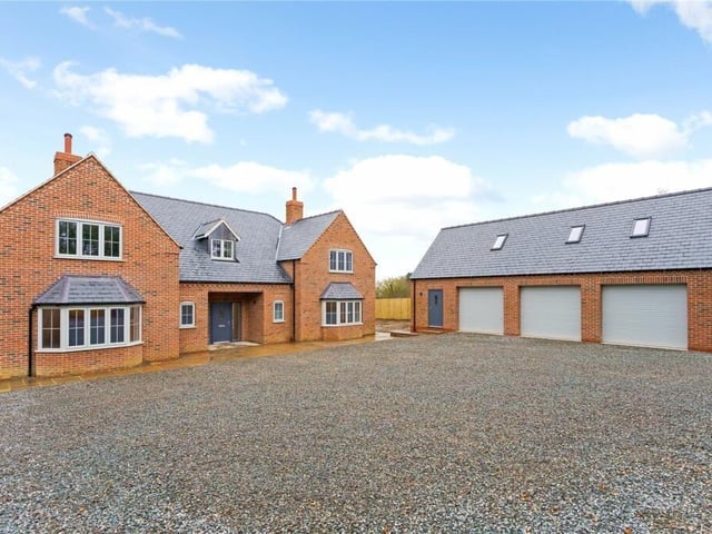 The front of the property.