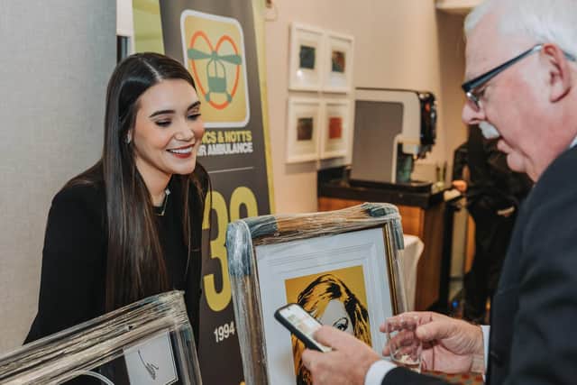 Local businesses donated prizes to the charity auction to raise funds on the night