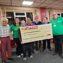 Members of Alternative Earl Beatty Lodge No. 3516 Royal Antediluvian Order of Buffaloes donate to LNAA