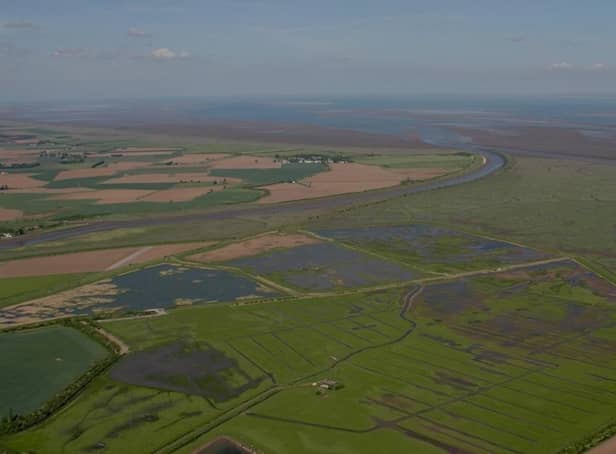 RSPB Frampton Marsh on the edge of The Wash, one of the UK’s most important estuaries for wild birds. Credit: RSPB