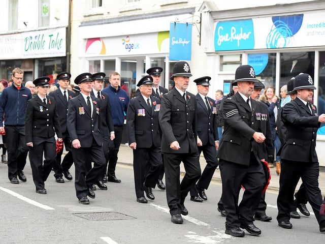 Horncastle's emergency services represented. Photo: Thomas Hooley