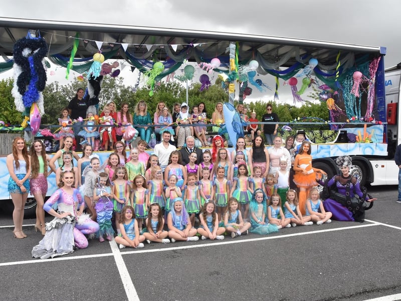 The stunning costumes brightened up a cloudy day.
