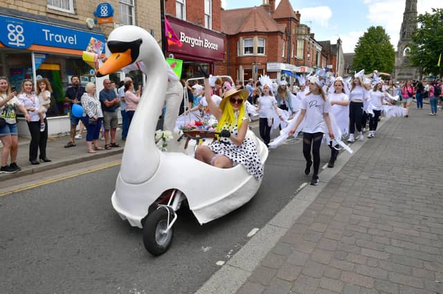 Crowds lined the streets to cheer the Riverlight Parade.
