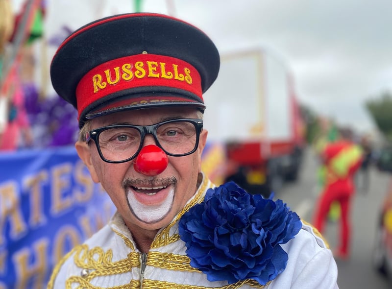 Here comes the circus at Sutton on Sea Carnival.
