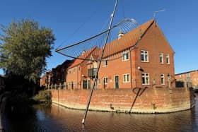 The Cut and Sail sculpture up for sale in Sleaford. Photo: Will Barker and Co