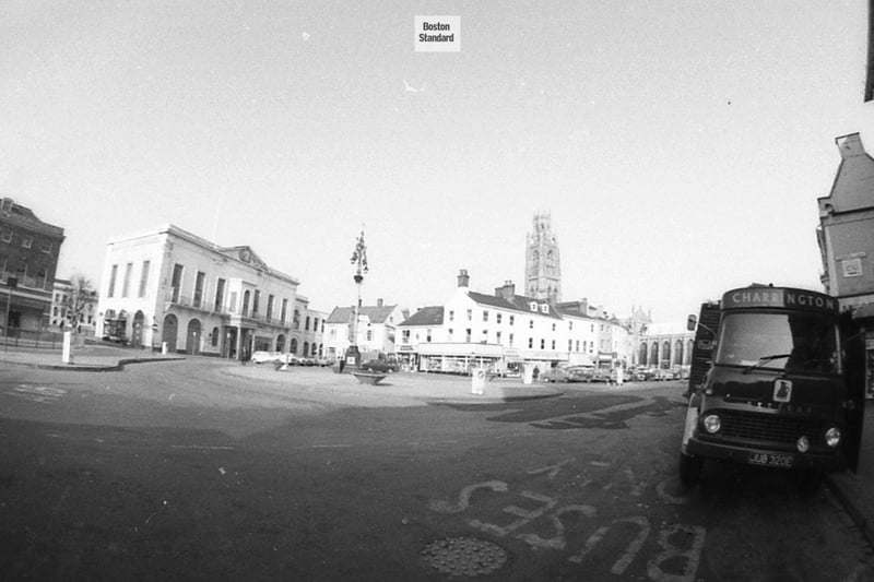 Boston Market Place, including the Five Lamps.