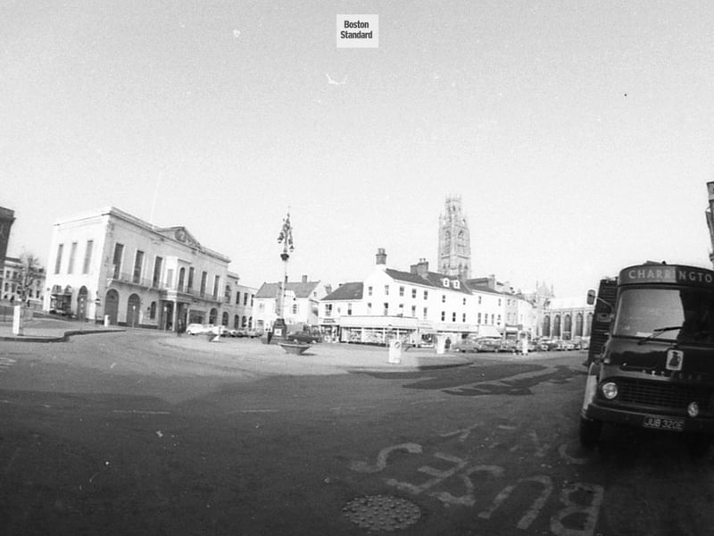 Boston Market Place, including the Five Lamps.
