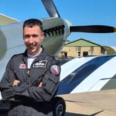 Squadron Leader Mark Long, a father of two, who was killed last year in a plane crash on the very day that he was to conduct a flypast in memory of an RAF crew who lost their lives during the Second World War. (PHOTO BY: RAF Coningsby)