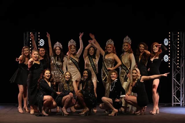 Rebecca-Jay Barson-Fearn (right) was a finalist in the Eco Pageants UK final in Linoln. Photo: Andrew at Moments By Me.