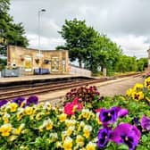 The station platforms will be blooming again this summer. Image: Martin Barnard