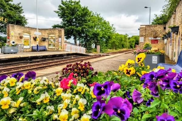 The station platforms will be blooming again this summer. Image: Martin Barnard