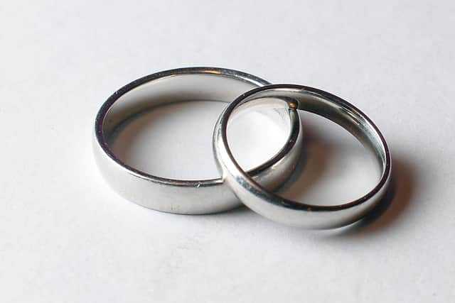 A pair of Wedding rings, London