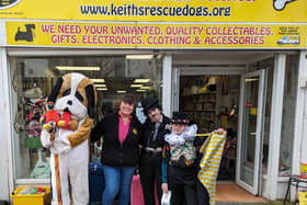 Charlie pops in to see Keith's Rescue Dogs in Skegness.