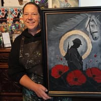 Artwork to be auctioned at Remembrance Ball