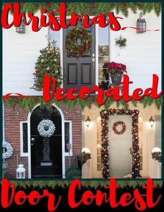 Louth Town Council's Decorated Door Competition.