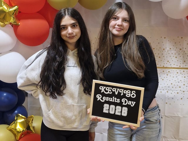 GCSE results day at KEVIGS in Louth.