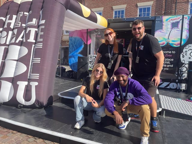 The pop-up youth space in Gainsborough