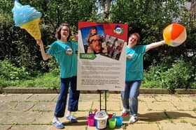 L-R: Lydia Raine and Mags Rivett from Family Holiday Charity