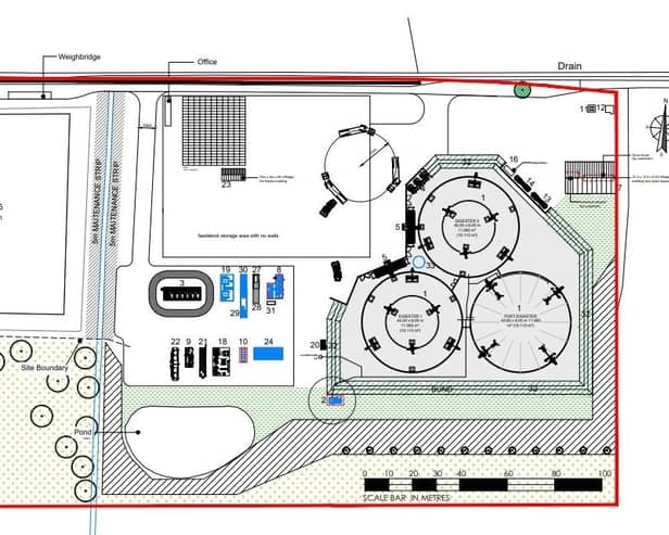 The proposed site plan. Graphic: Lincolnshire County Council