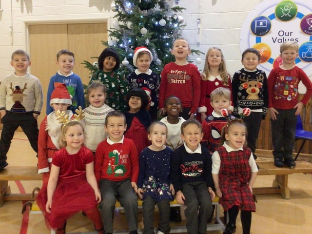 Tower Road Academy pupils smile for our photographer.