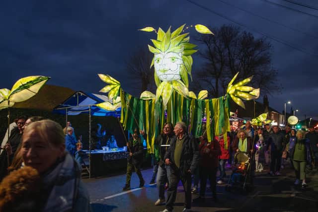A snapshot from the 2024 Light Waves event in Sutton on Sea.